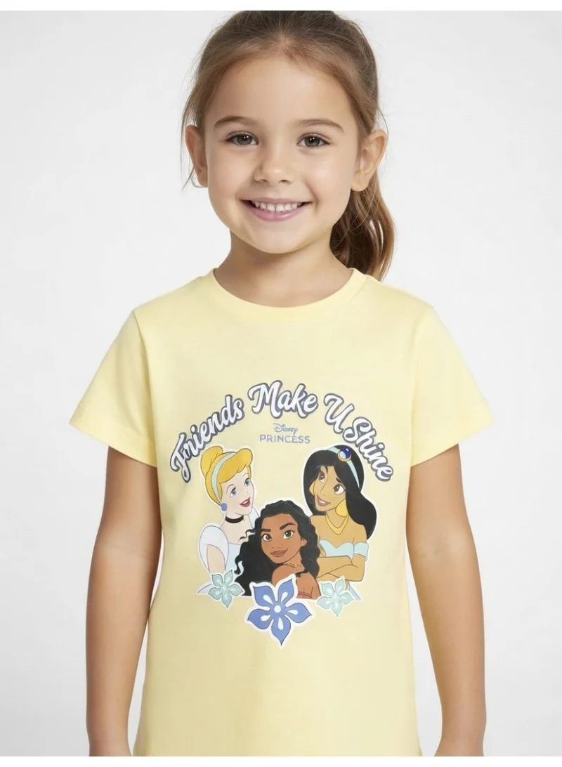 Disney Disney Princes | Girls T-Shirt | Yellow